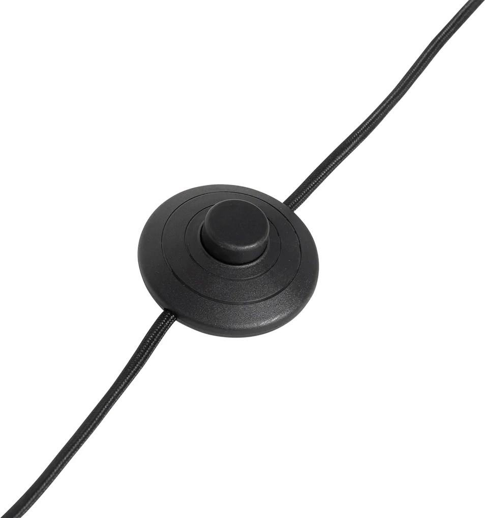 Rustykalna lampa podłogowa drewniana bez klosza - Mels