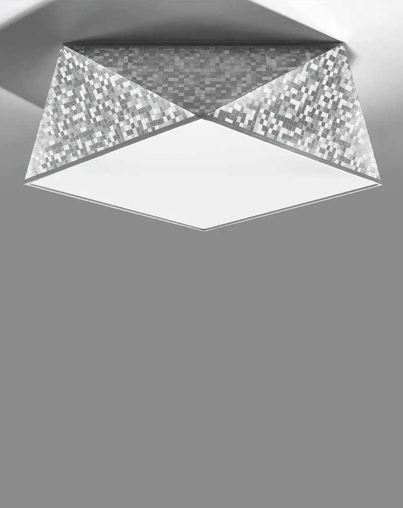 Plafon HEXA 35 cekinowy geometryczny SOLLUX  LIGHTING