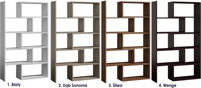 Rozsuwany regał na zabawki wenge R2-S84