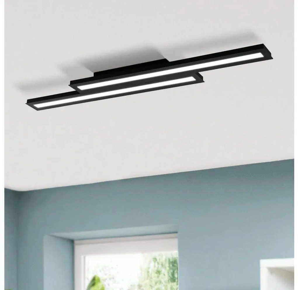 Eglo 99411 - LED RGB ściemnialna lampa sufitowa SALITERAS-C 2xLED/10W/230V