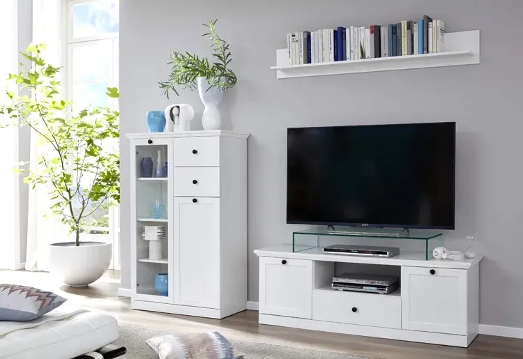 Biała skandynawska szafka rtv G9-C34