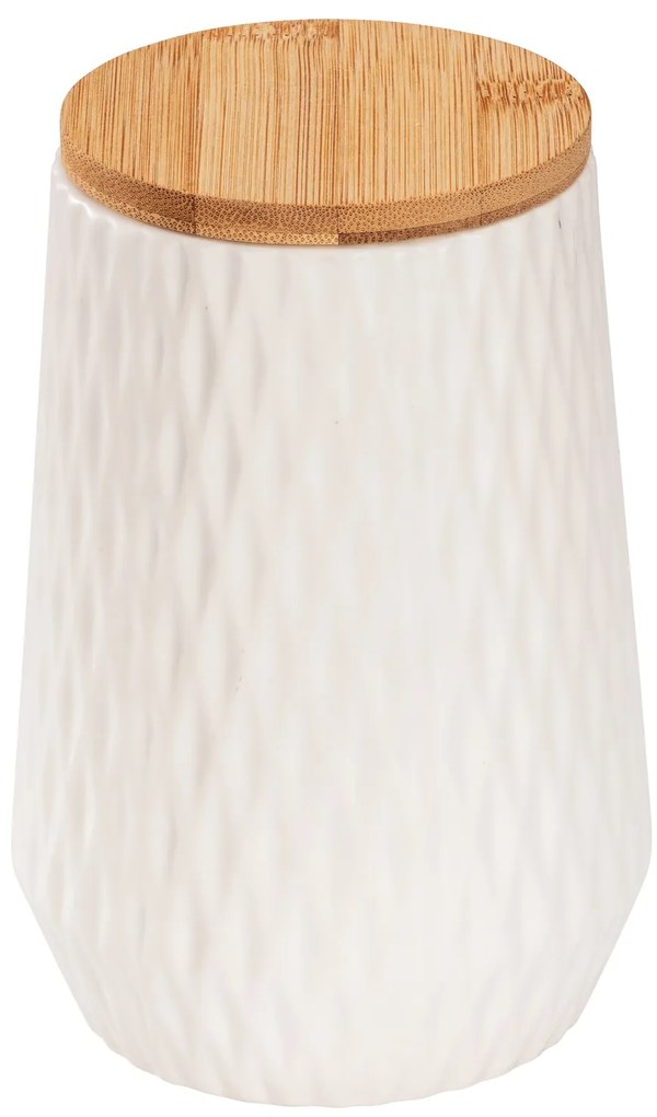 Pojemniki kuchenne ceramiczne DIAMOND, bambusowa pokrywa, 3 x 0,6 l, WENKO