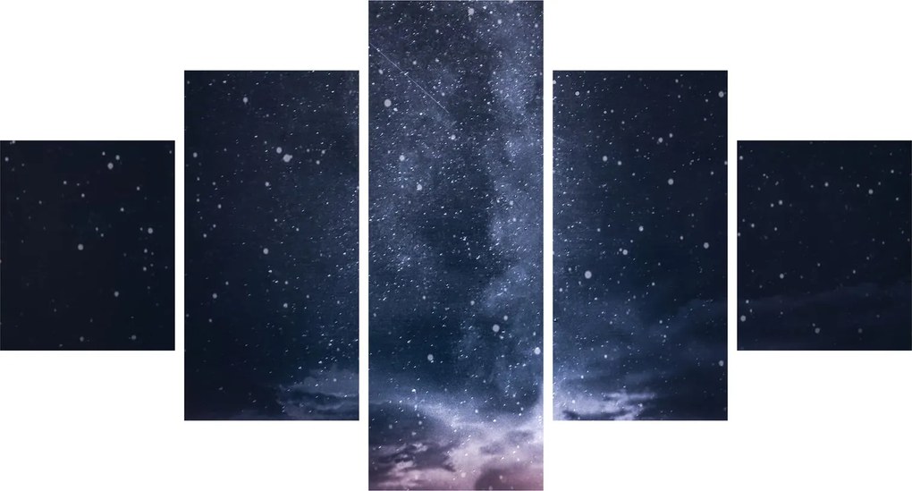 Obraz gwiaździstego nieba (125x70 cm)