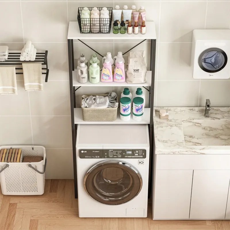 Półka łazienkowa nad pralką – styl loftowy, 160 cm