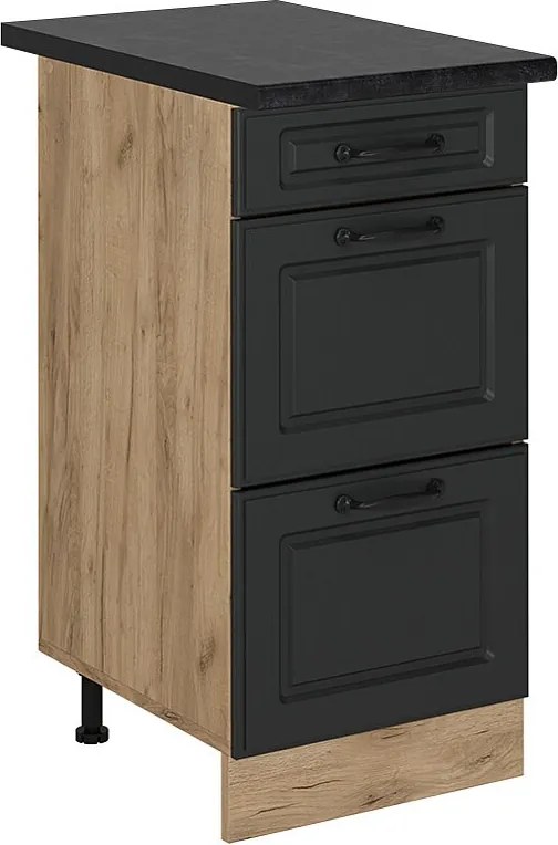 Szafka dolna do kuchni antracytowy domek wiejski 40x60x81.6 r-line