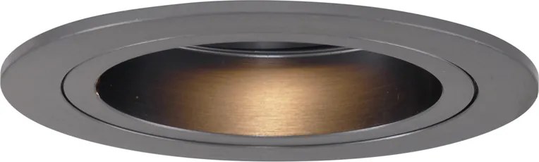 Zestaw 6 Nowoczesnych Reflektorów Wpuszczanych Gunmetal GU10 Okrągłych 50mm Uchylnych - Chuck