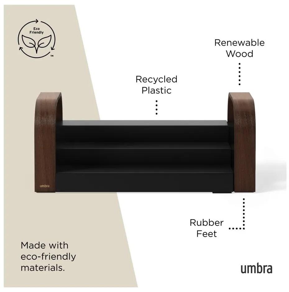 Organizer na przyprawy z plastiku z recyklingu Bellwood – Umbra