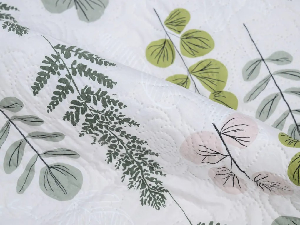 Narzuta na łóżko SCANDI NATURE, zielony Rozmiar: 220 x 240 cm