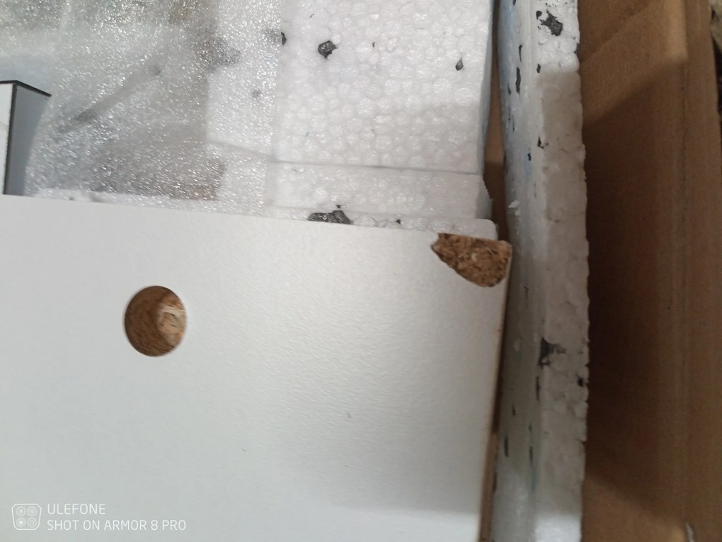 PROMOCJA Biała szafka pod umywalkę MASON BL13, czarny wysoki połysk HG II. jakość