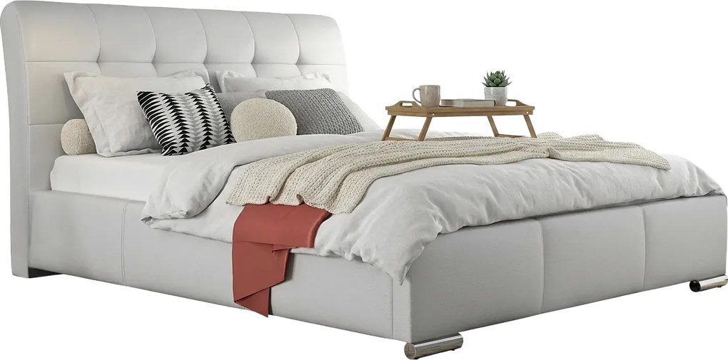 Łóżko z pojemnikiem na pościel 140x200 R0-L32