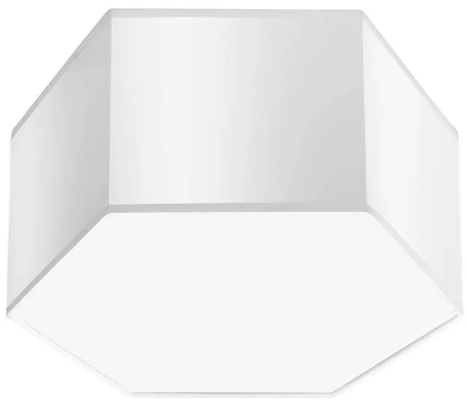 Biały minimalistyczny plafon 15,5 cm - S749-Almos