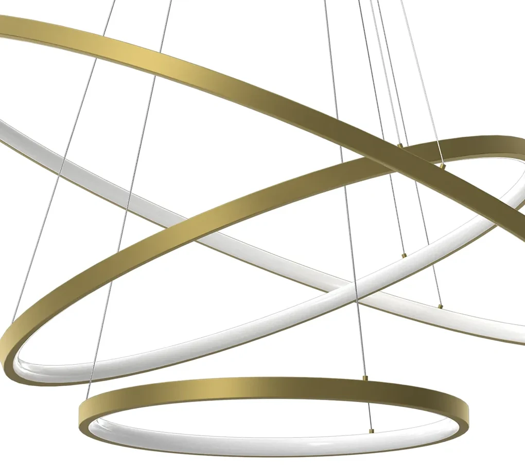 Lampa wisząca HOOP GOLD 93W LED