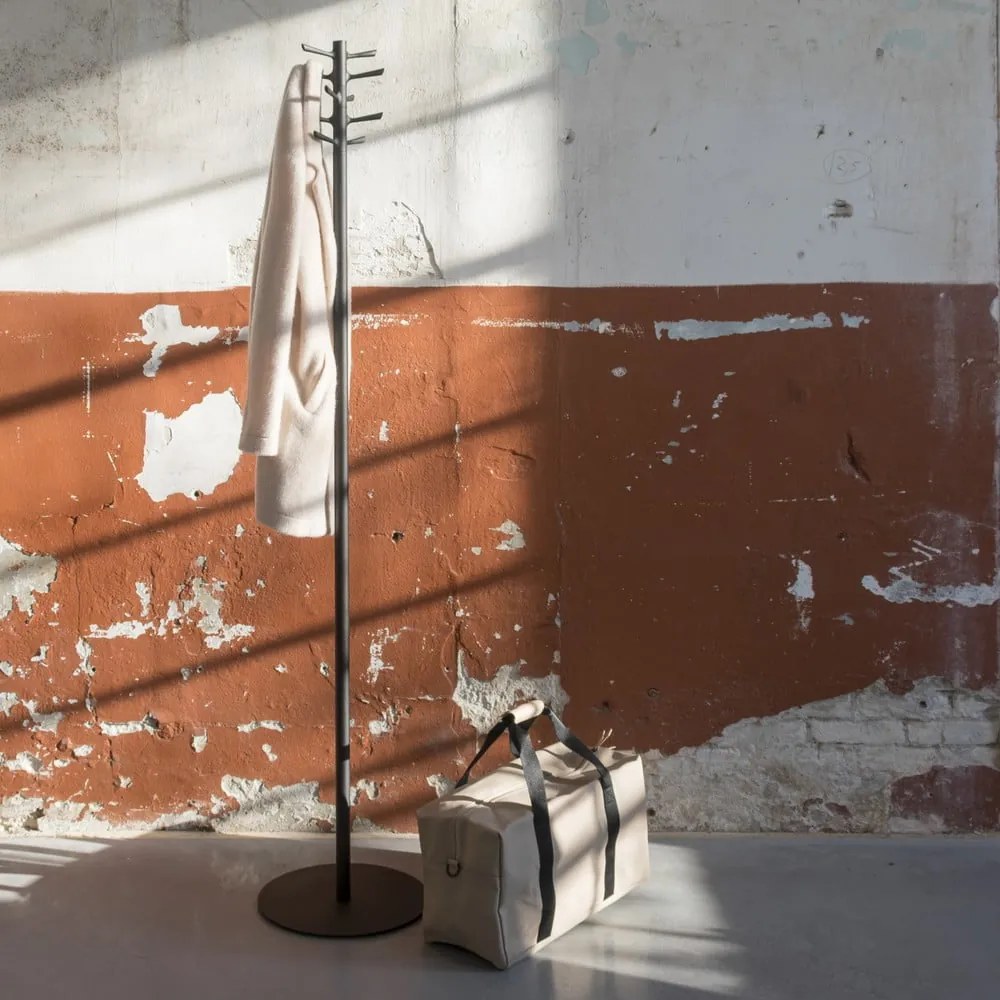 Czarny metalowy wieszak 35x178 cm Pull – Spinder Design