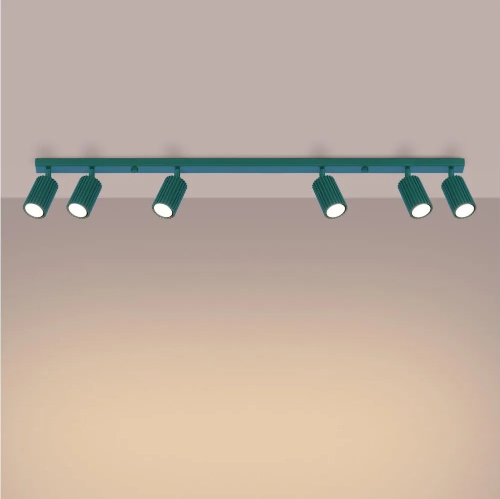 Brilagi - LED oprawa punktowa CRESTO 6xGU10/10W/230V turkusowa