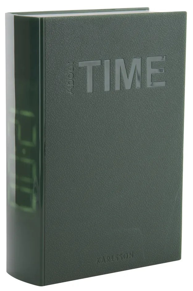 Zegar budzik książka BOOK, podświetlenie LED, 5 x 20 x 14 cm