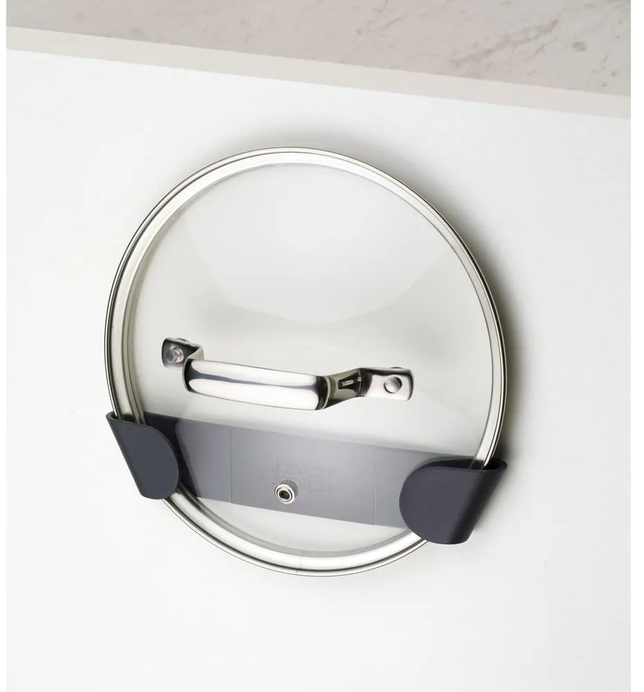 Plastikowe stojaki na pokrywki bez wiercenia zestaw 4 szt. CupboardStore – Joseph Joseph