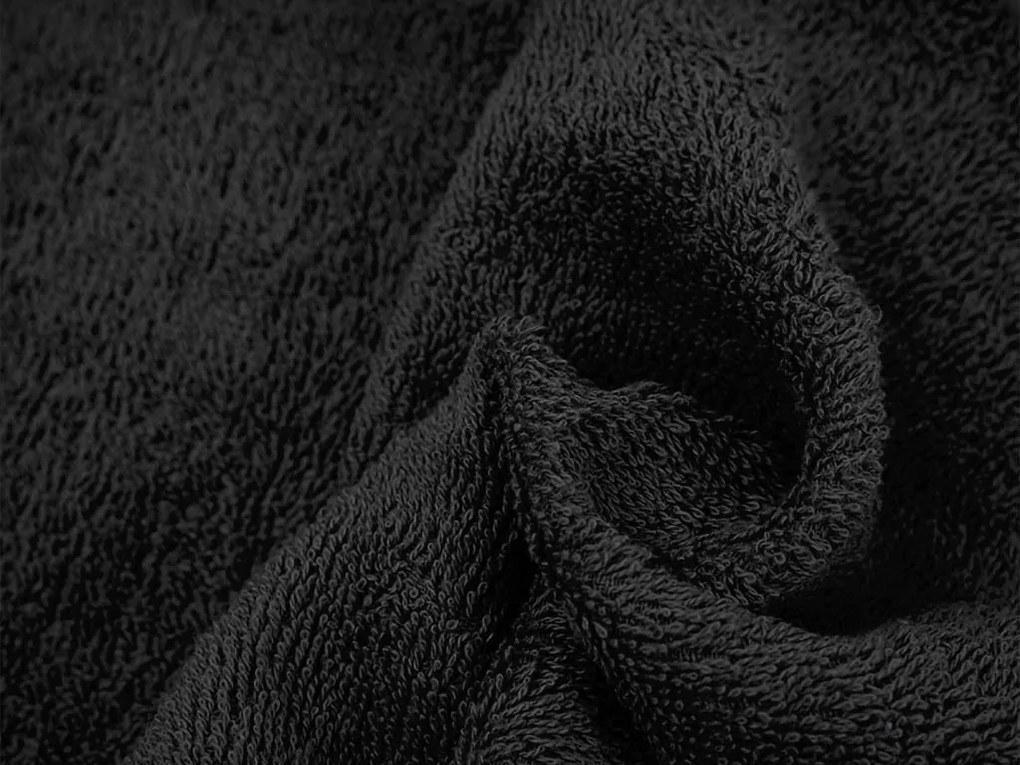 Ręcznik NORIELLE 50x90 cm czarny, 100% bawełna