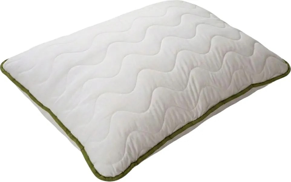 Poduszka pikowana STELLA ALOE VERA 70x90 cm, biała