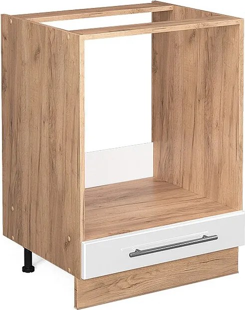 Szafka kuchenna biały wysoki połysk 60x51.6x82 fame-line