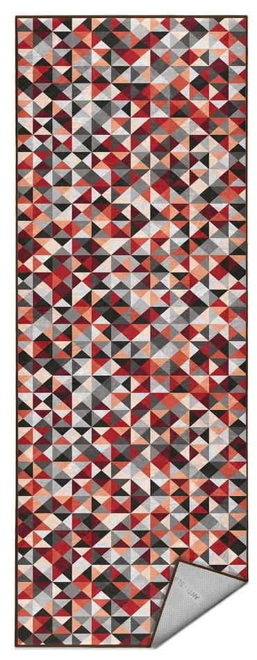 Czerwono-szary chodnik odpowiedni do prania 80x200 cm Ignite – Mila Home