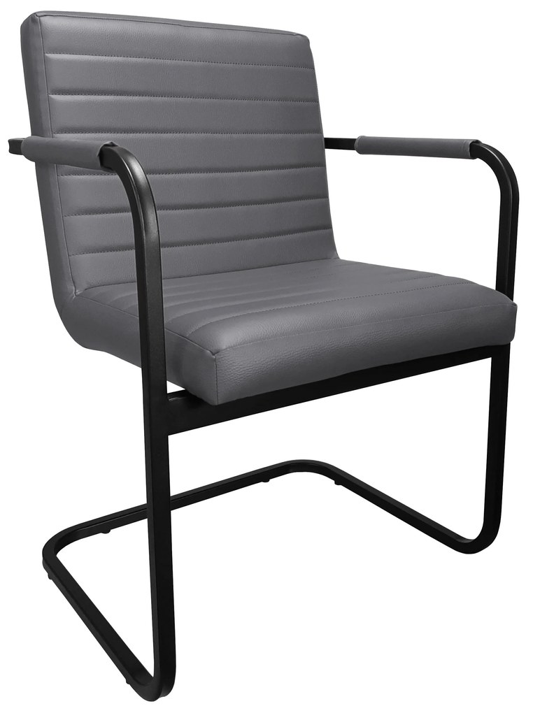 Krzesło konferencyjne SWING stelaż czarny D23