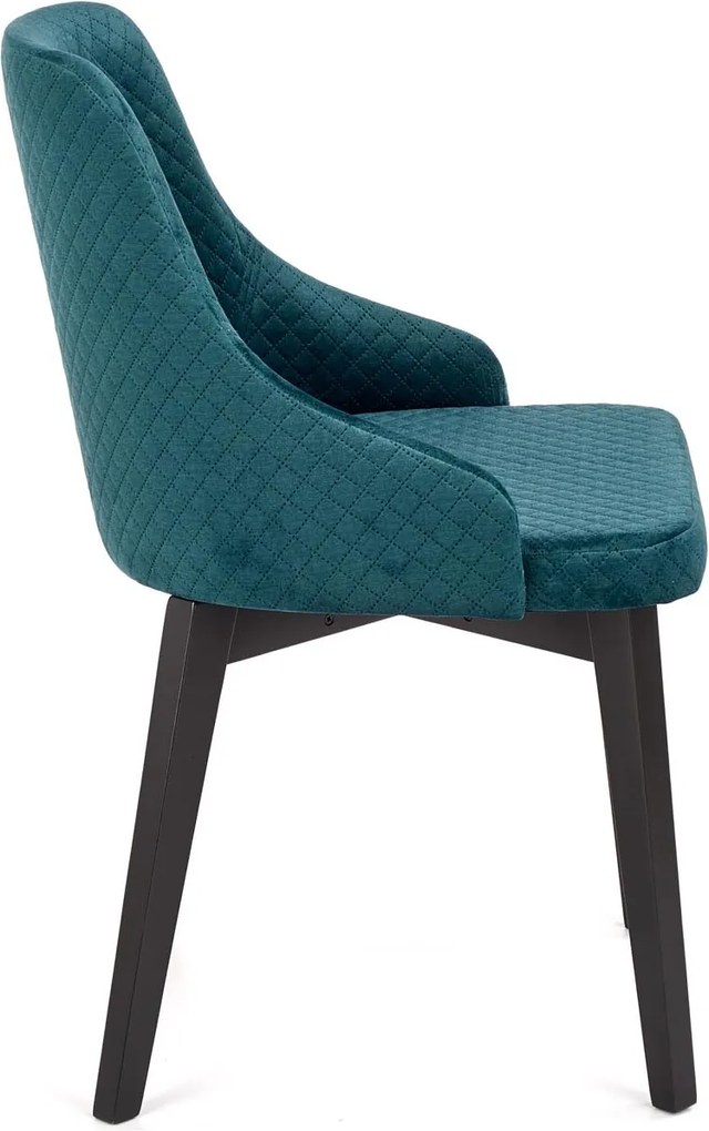 Pikowane krzesło z niskimi podłokietnikami Toledo 3