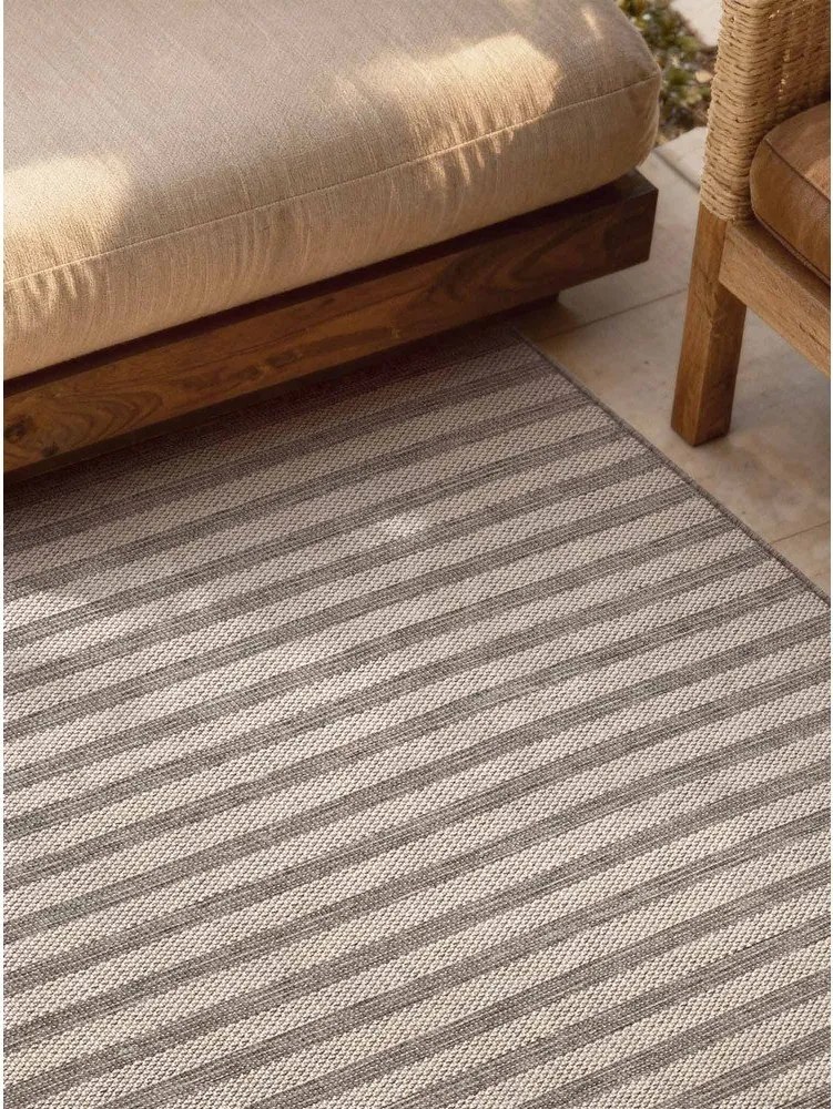 Szaro-kremowy dywan odpowiedni na zewnątrz 120x170 cm Haringey Linley – Ted Baker