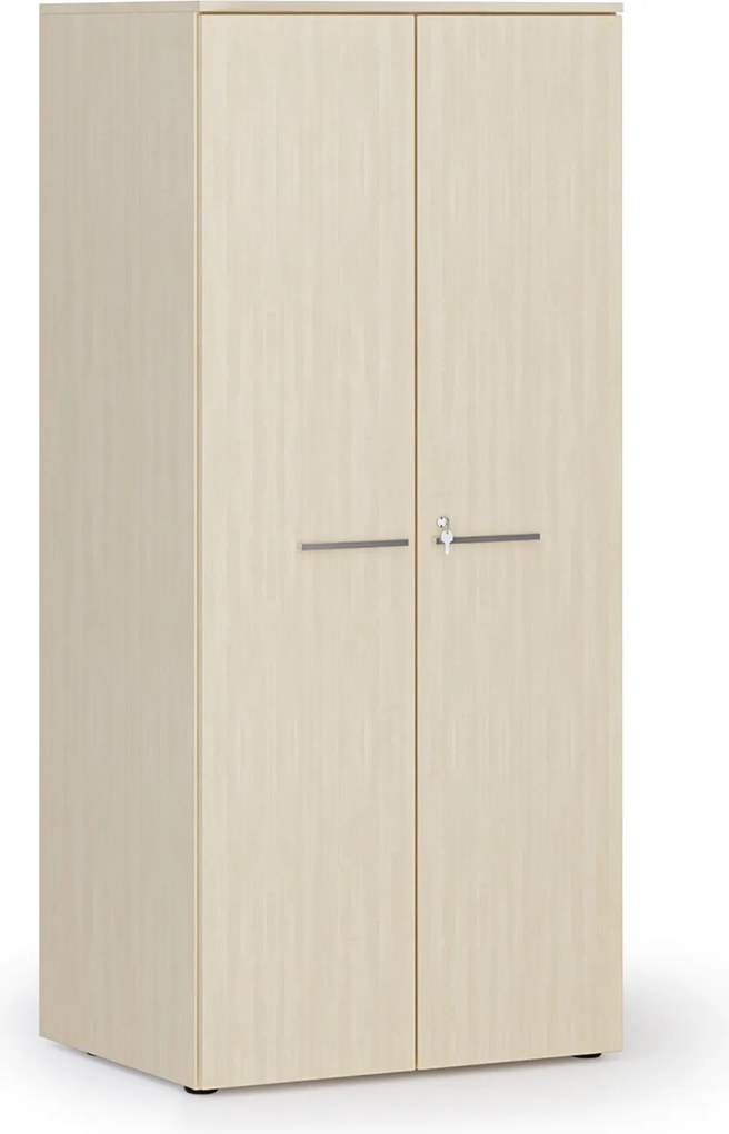 Szafa biurowa z drzwiami PRIMO WOOD, 1781 x 800 x 600 mm, brzoza