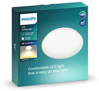 Philips 8718699681036 Lampa sufitowa LED  Moire 6 W 600 lm 2700 K 22,5 cm, biały