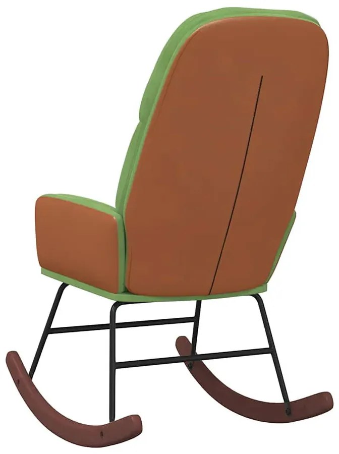 Jasnozielony fotel bujany K0-H37