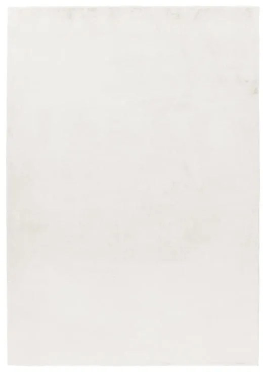 Dywan pluszowy Pouffy kremowy 160 cm x 230 cm