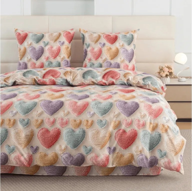PrzytulneMieszkanie.pl PrzytulneMieszkanie.pl Pościel z mikrofibry LOVISO kolorowa Rozmiar pościeli: 70 x 80 cm | 140 x 200 cm