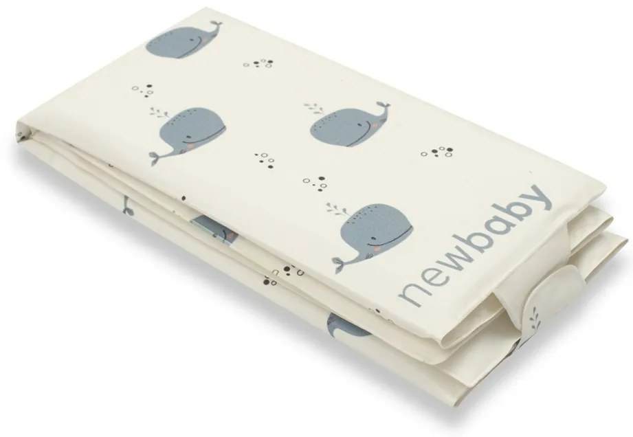 New Baby Travel Changing Pad Basic Whale, 40 x 59cm