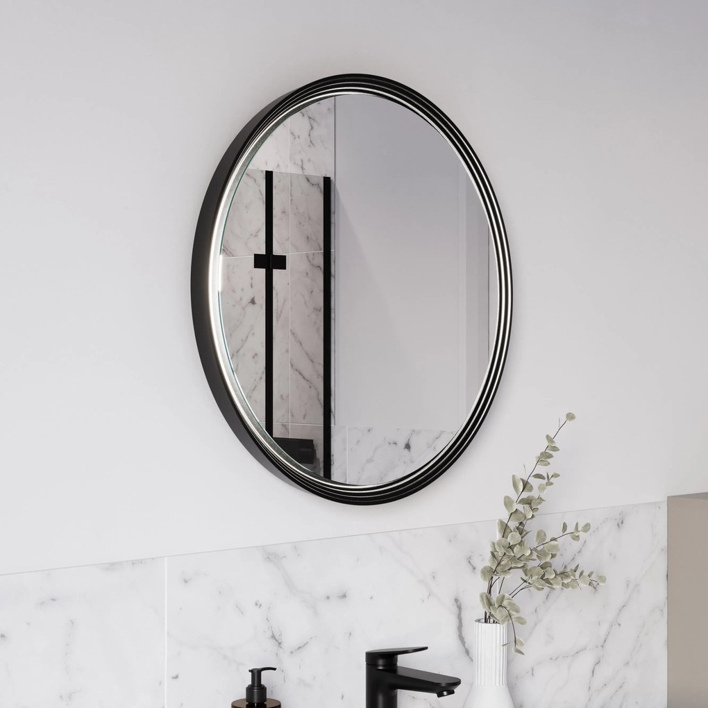 Lustro łazienkowe LED BELDIVO okrągłe - 60 cm
