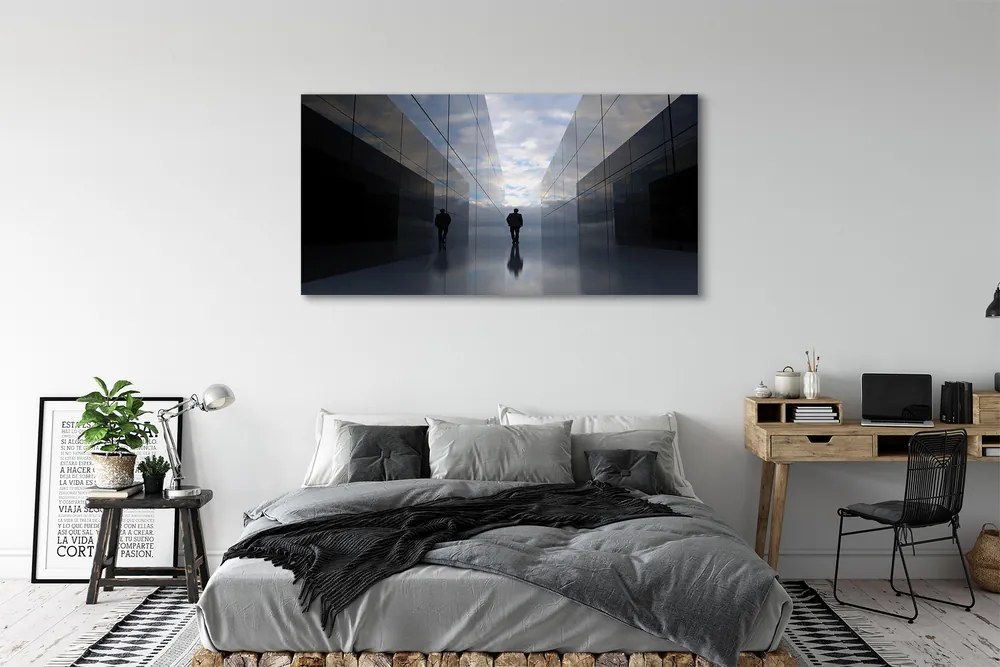 Obraz na płótnie Niebo w Lustrzanym Odbiciu