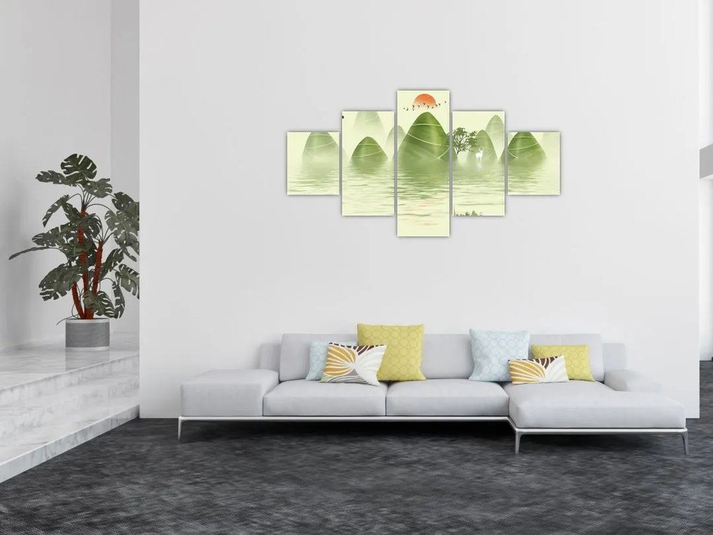 Obraz - Dolina Zielonych Gór (125x70 cm)