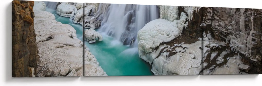 Obraz - Islandzka przyroda (170x50 cm)