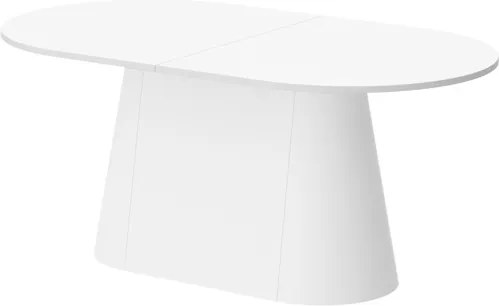 Rozkładany owalny stół Capitolo biały mat Hubertus