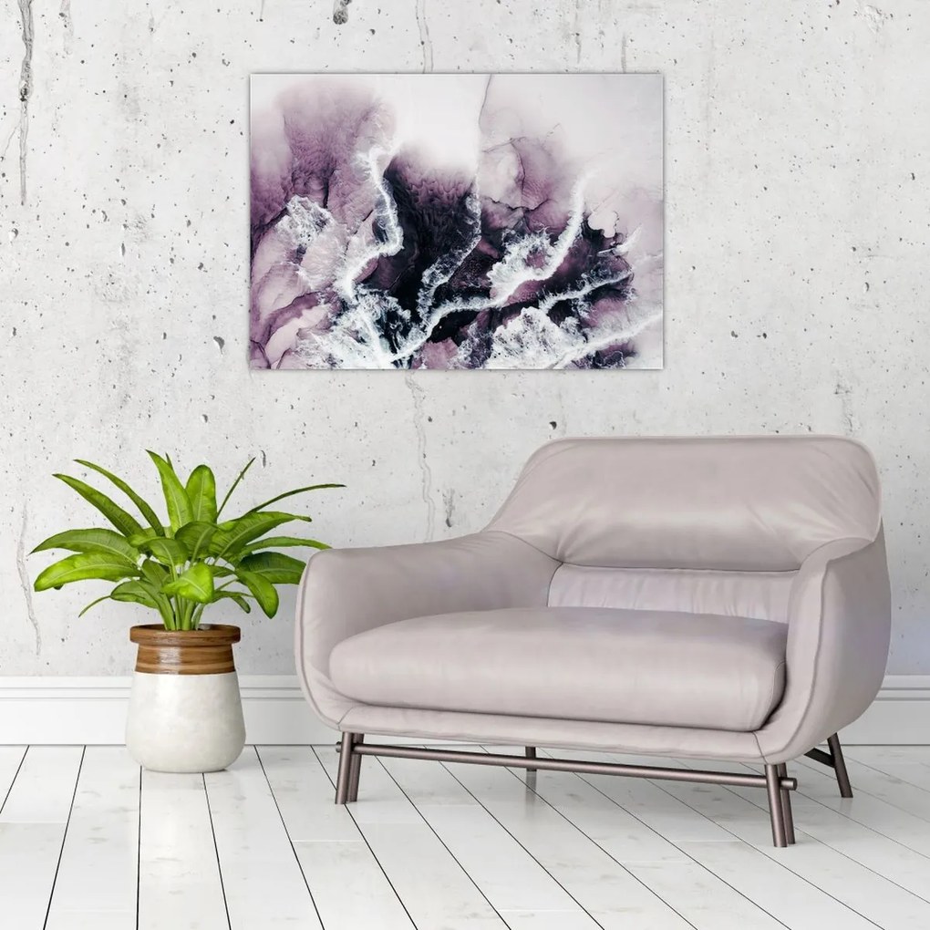 Obraz - Fioletowy marmur N⁰2 (70x50 cm)