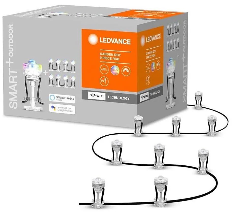 Ledvance - LED RGB Zewnętrzny zestaw rozszerzający SMART+ 9xLED/2,5W/230V IP65 Wi-Fi