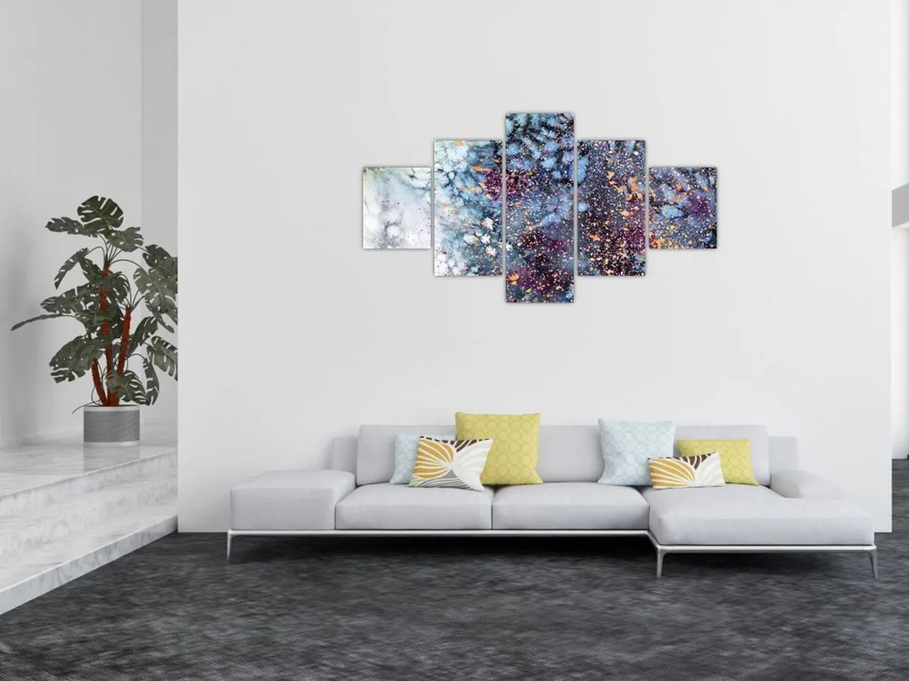 Obraz - Abstrakcja (125x70 cm)