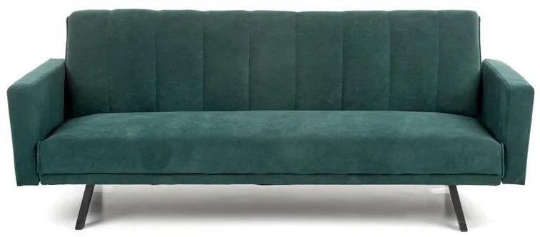 Ciemnozielona rozkładana sofa TROMSO