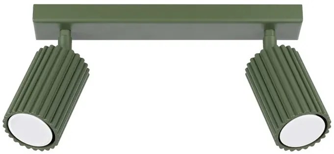 Zielona podwójna lampa sufitowa - D305 F6-H98