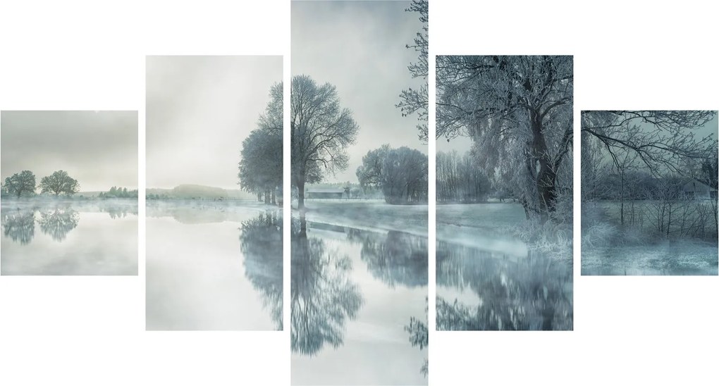 Obraz zimowej natury (125x70 cm)