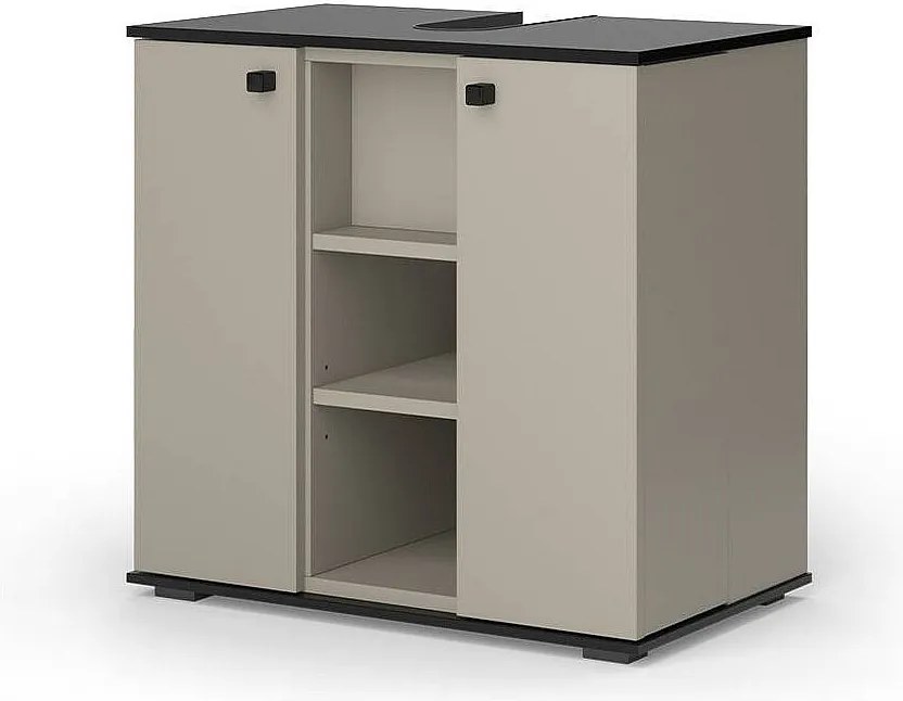 Szafka pod umywalkę szary 60x37x59 joli