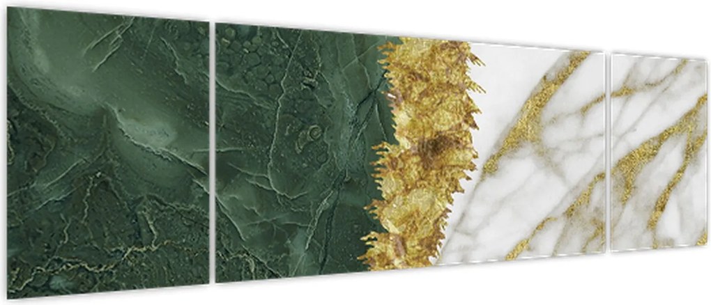Obraz - Zielony marmur N⁰1 (170x50 cm)