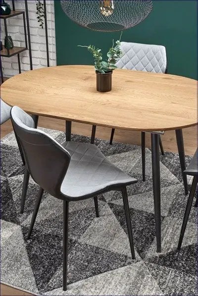 Minimalistyczny stół rozkładany Celora - dąb