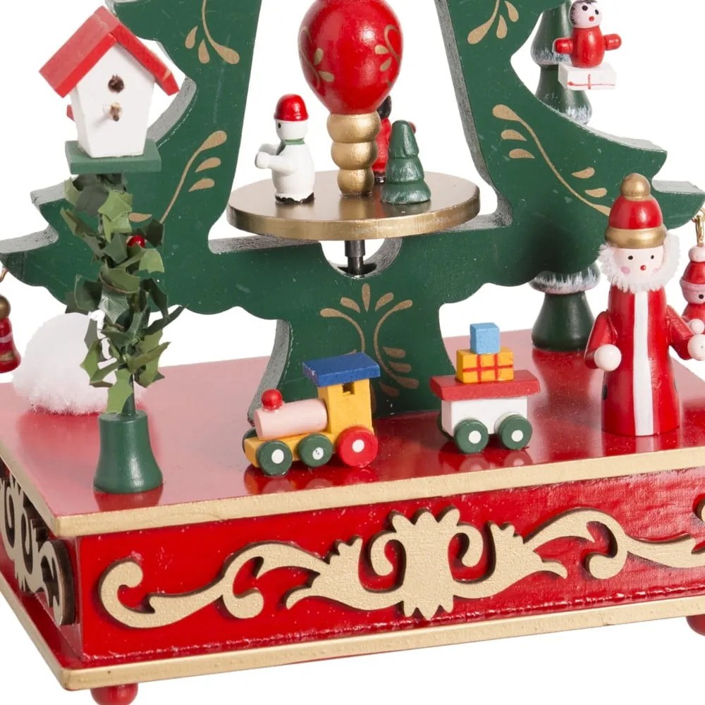 Drewniana figurka grająca (wysokość 24 cm) Christmas Tree – Casa Selección