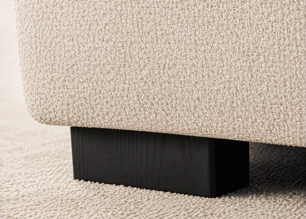Elegancka sofa Droma 3-osobowa w kolorze kremowym – komfort i styl do salonu