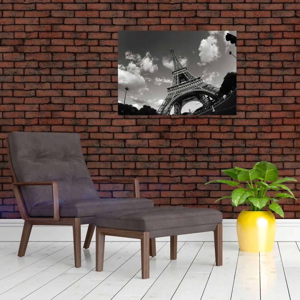 Obraz - Wieża Eiffla w Paryżu (70x50 cm)